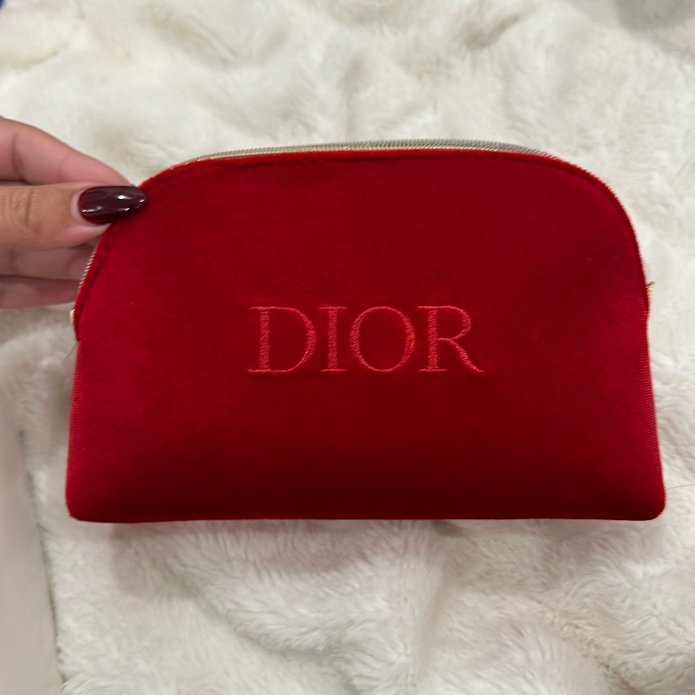 Dior make up bag